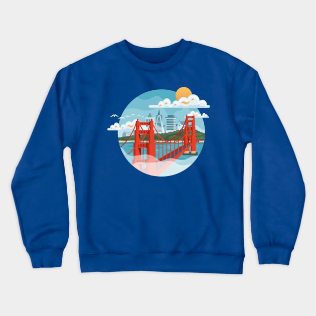 San Francisco Crewneck Sweatshirt by zachroszczewski